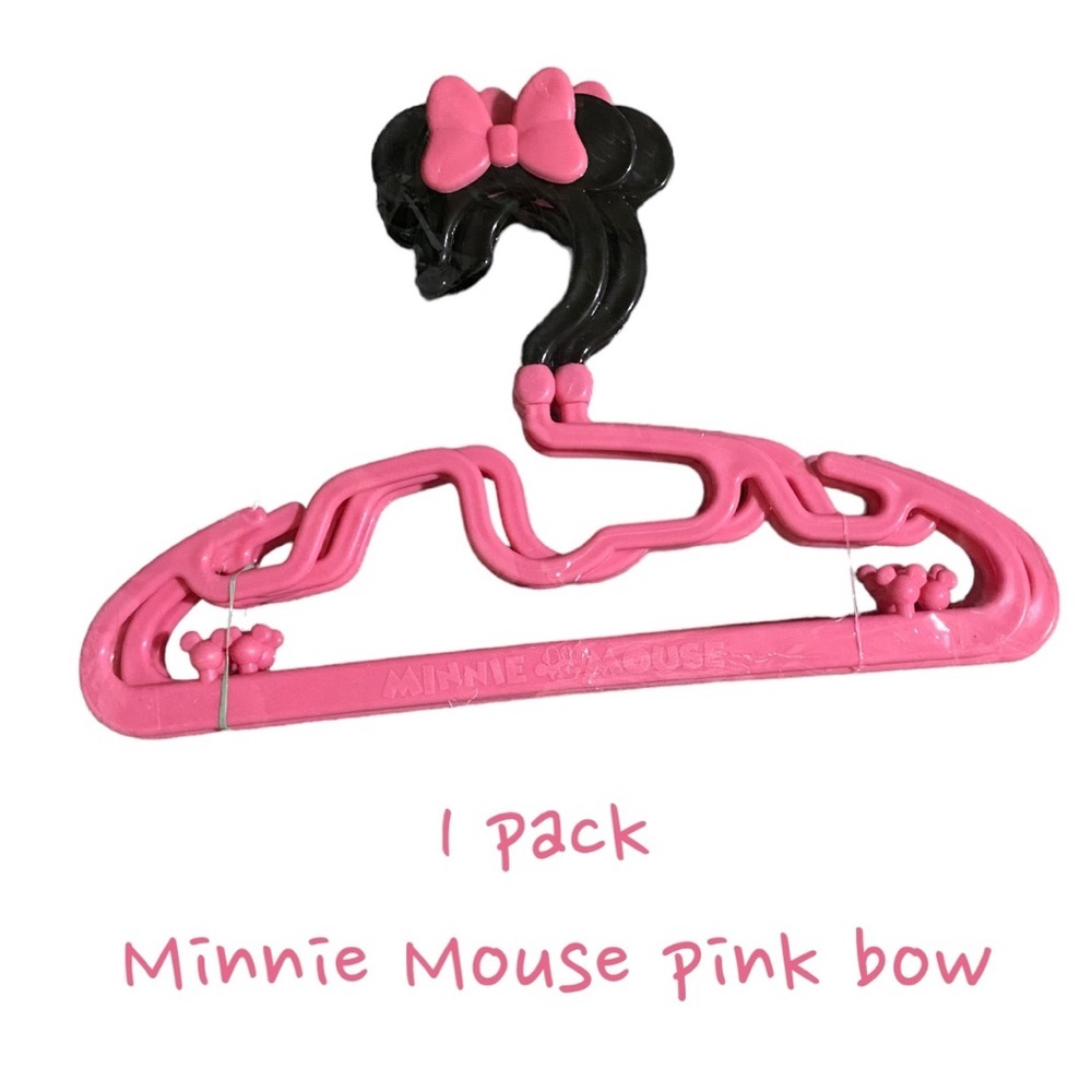 1 pack Minnie Mouse baby/kids plastic clothing hangers​